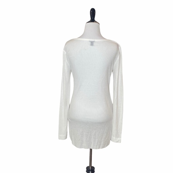 True Religion Ribbed Modal Long Sleeve  Size Medium - Picture 3 of 7